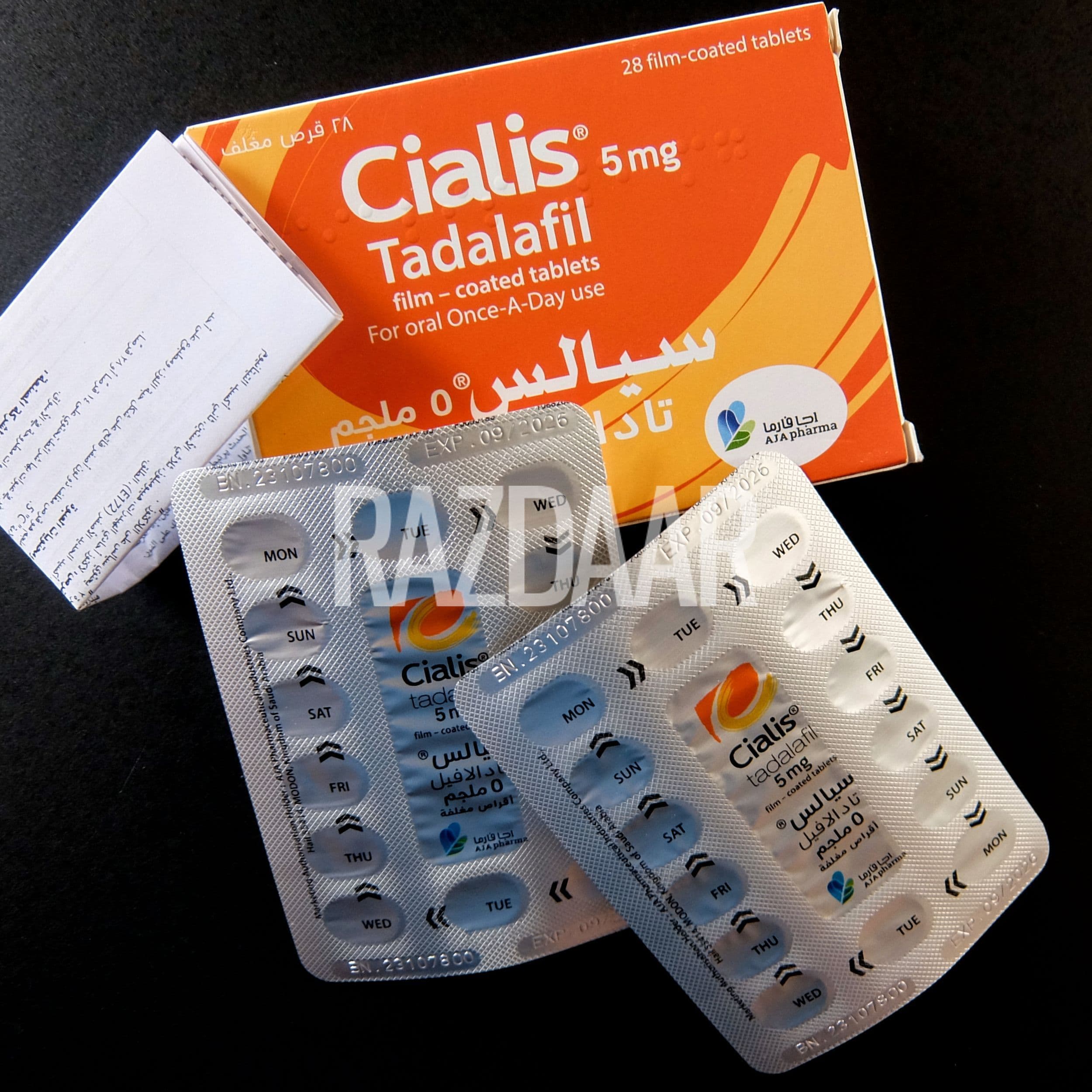 Cialis 5mg imported from Saudia Arabia product picture